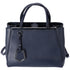 FENDI Petit 2 Jours Tote Bag 8BH253 Dark Navy Leather